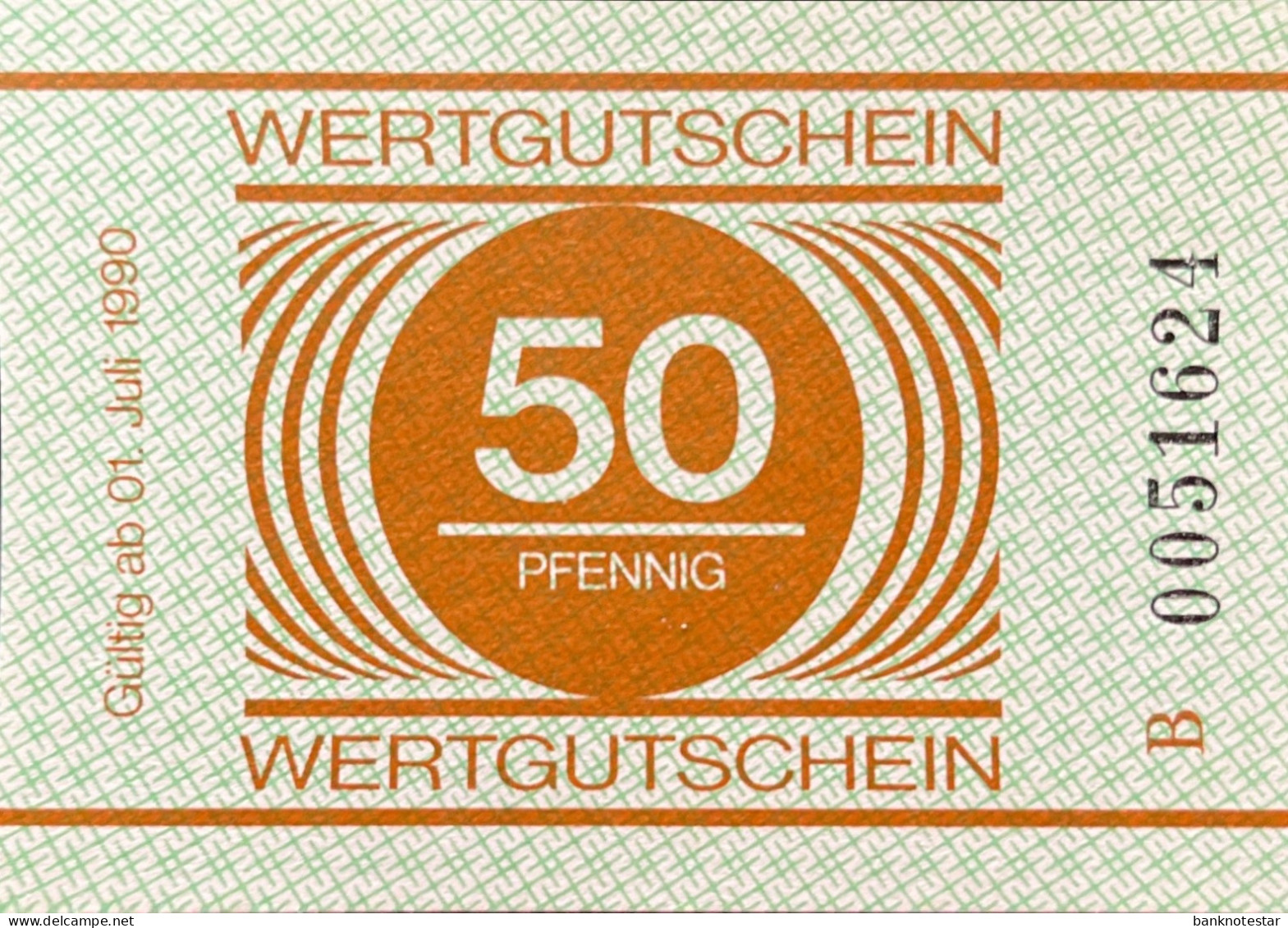 German Democratic Republic 50 Pfennig, P-NL (1990) - PRISON MONEY - UNC - Other & Unclassified