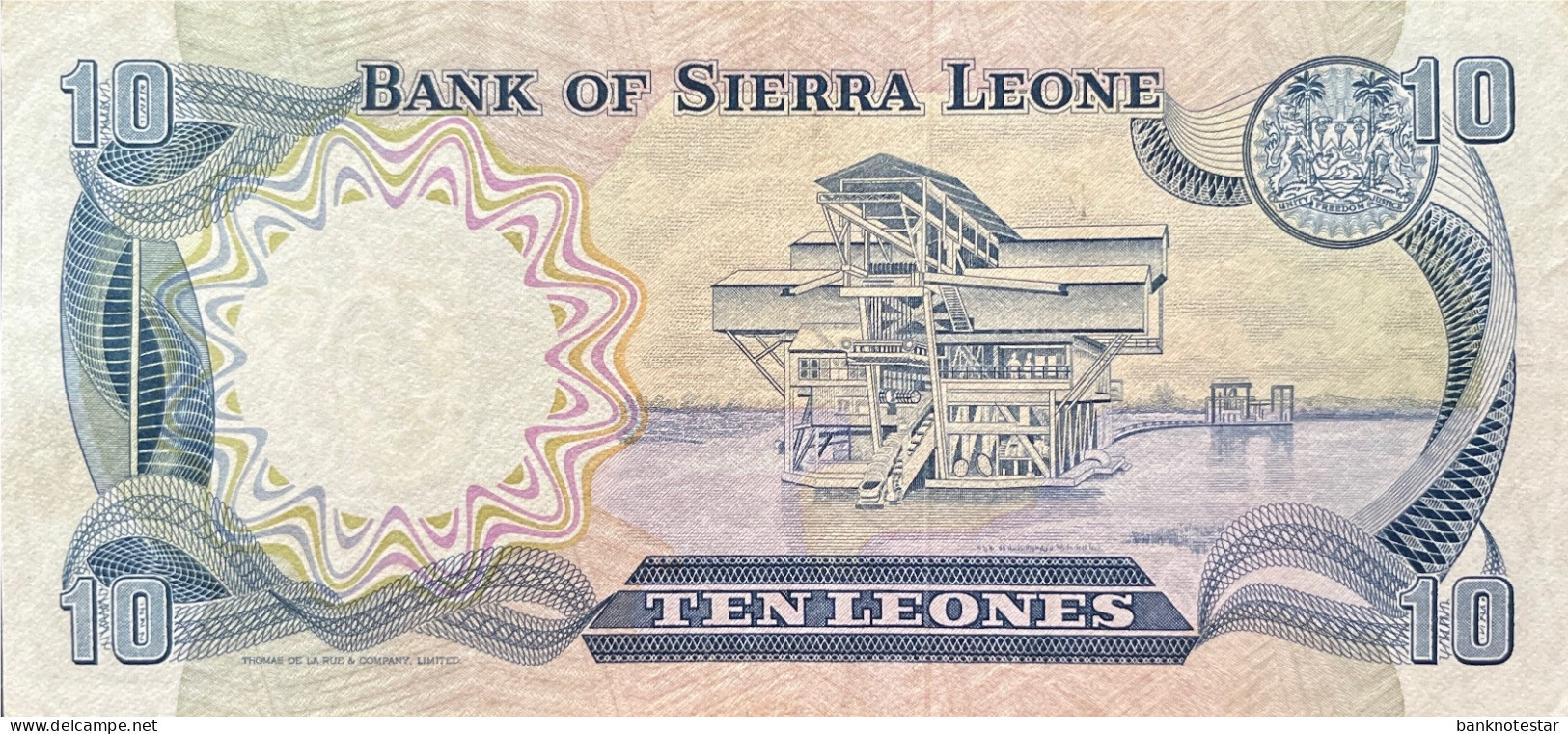 Sierra Leone 10 Leones, P-8a (01.07.1980) - Extremely Fine - First Prefix - Sierra Leone