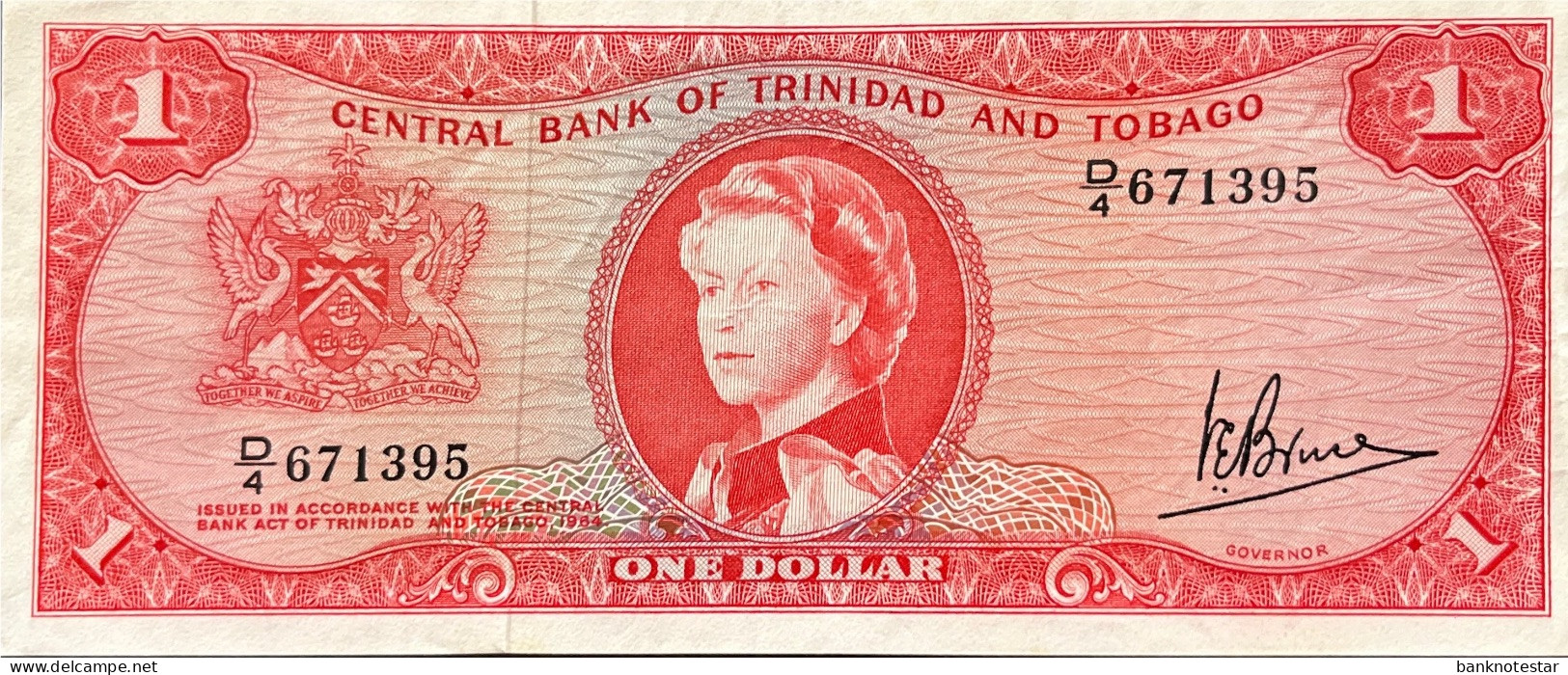 Trinidad 1 Dollar, P-26c (L.1964) - Very Fine - Trinidad Y Tobago