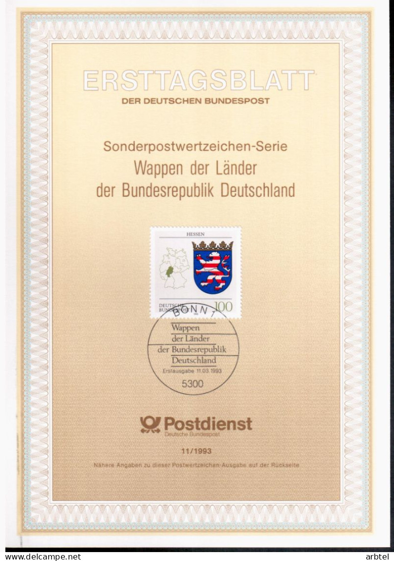 ALEMANIA ESCUDO ARMS HESSEN - Other & Unclassified