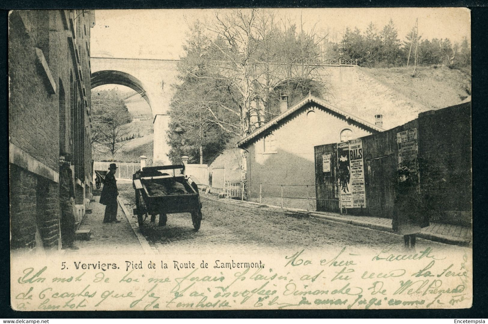 CPA - Carte Postale - Belgique - Verviers - Pied De La Route De Lambermont - 1904 (CP23043OK) - Verviers