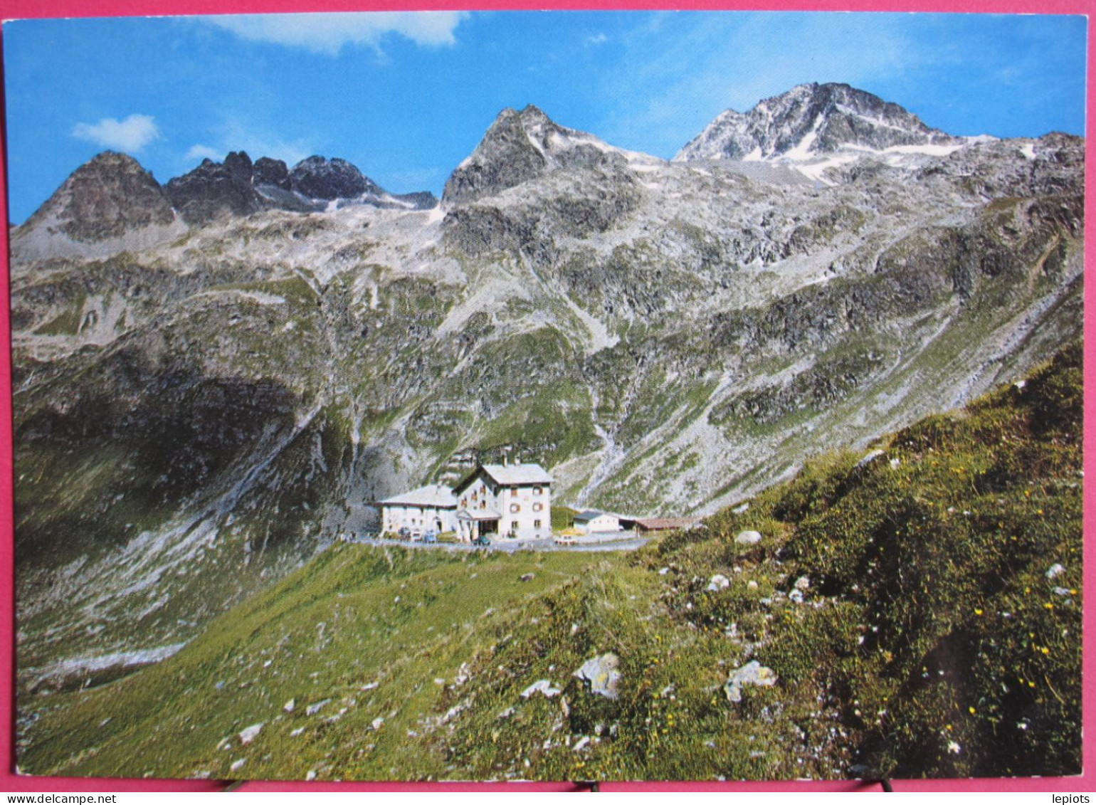 Suisse - Grisons - Splügenpass - Berghaus Mit Schwarzhörner Und Surettahorn - Très Bon état - Splügen