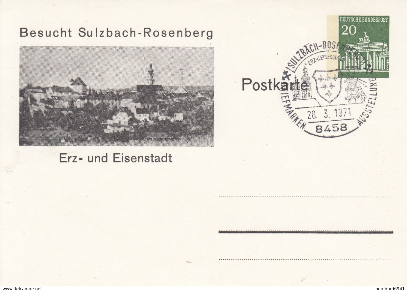 PP 43/21  Besucht Sulzbach-Rosenberg - Erz- Und Eisenstadt, Sulzbach - Private Postcards - Mint