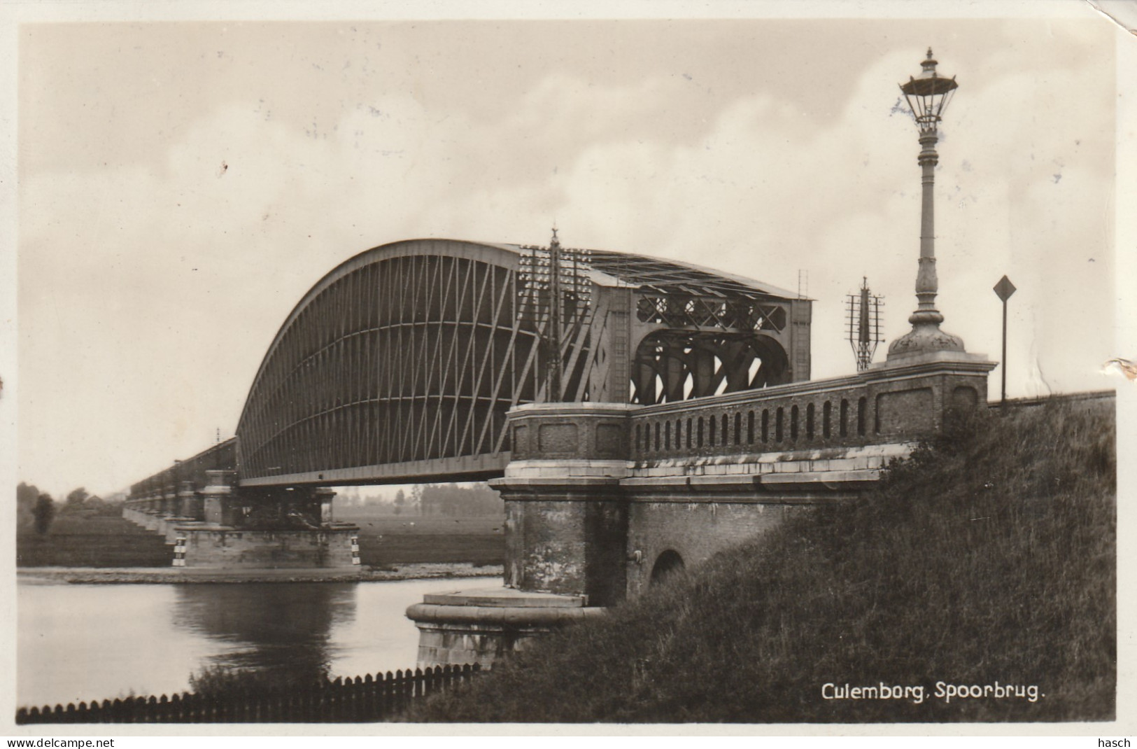 4906 99 Culemborg, Spoorbrug. 1934 (Diverse Beschadigingen Randen.)  - Culemborg