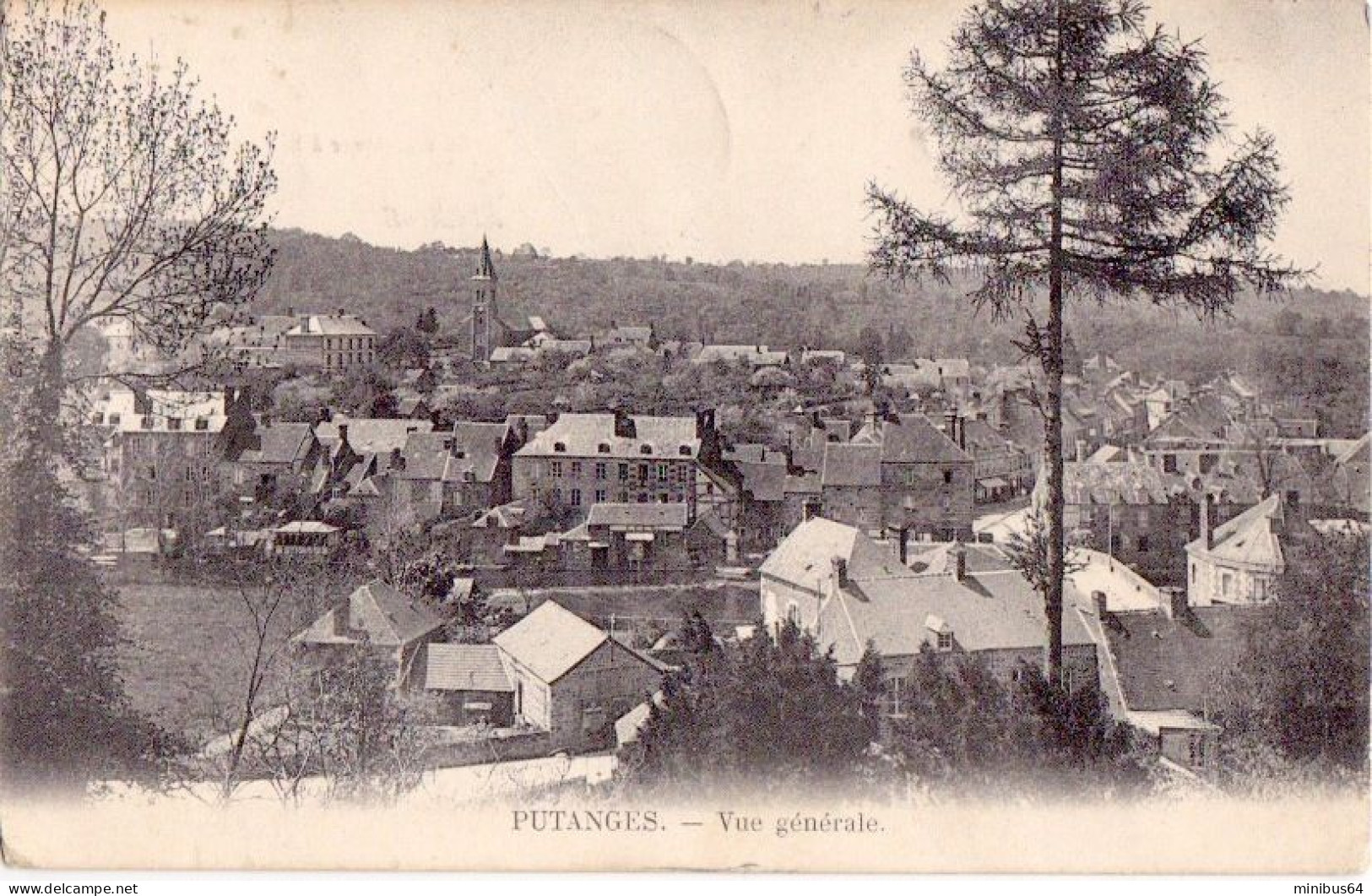 PUTANGES (61) - Vue Générale - Sans Editeur - 1907 - Putanges