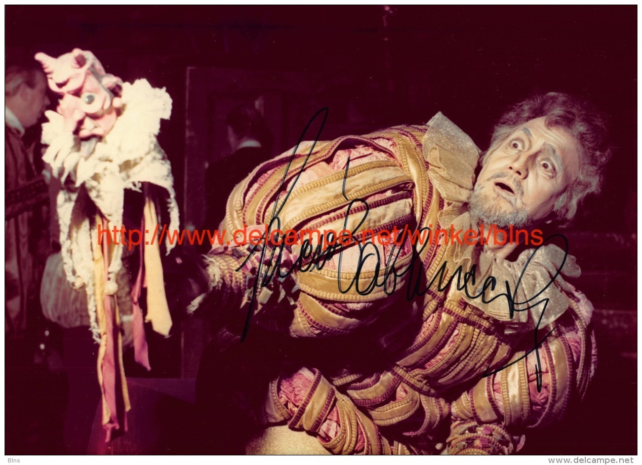 Piero Cappuccilli Opera Signed Photo 17,5x12,5cm - Autographes