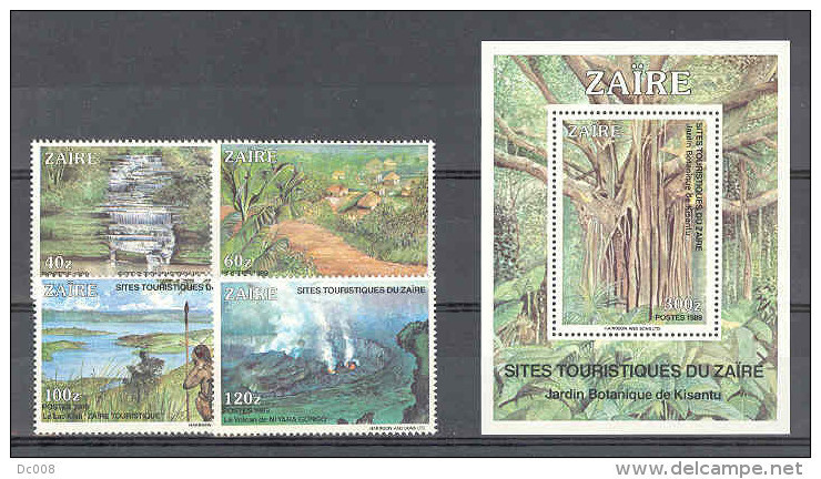 Tourism COB 1414/17+BL67 1990 MNH - Neufs