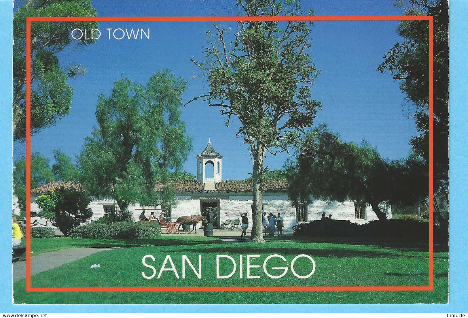San Diego-CA*California Scene-Old Town- Stamp-Soccer-Football-World Cup USA 1994 - San Diego