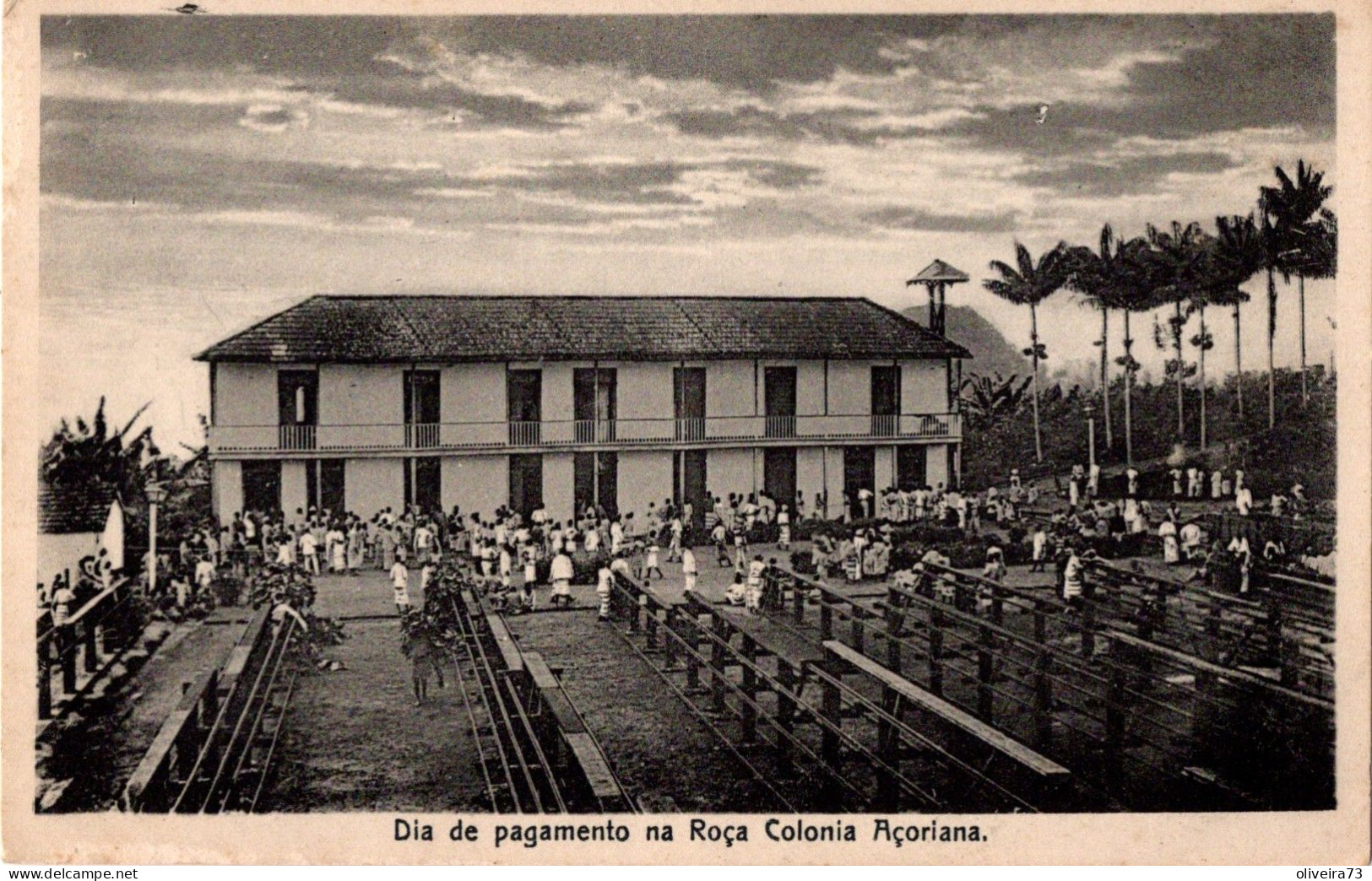 S.  SÃO TOMÉ - Dia De Pagamento Na  Roça Colonia Açoriana - São Tomé Und Príncipe