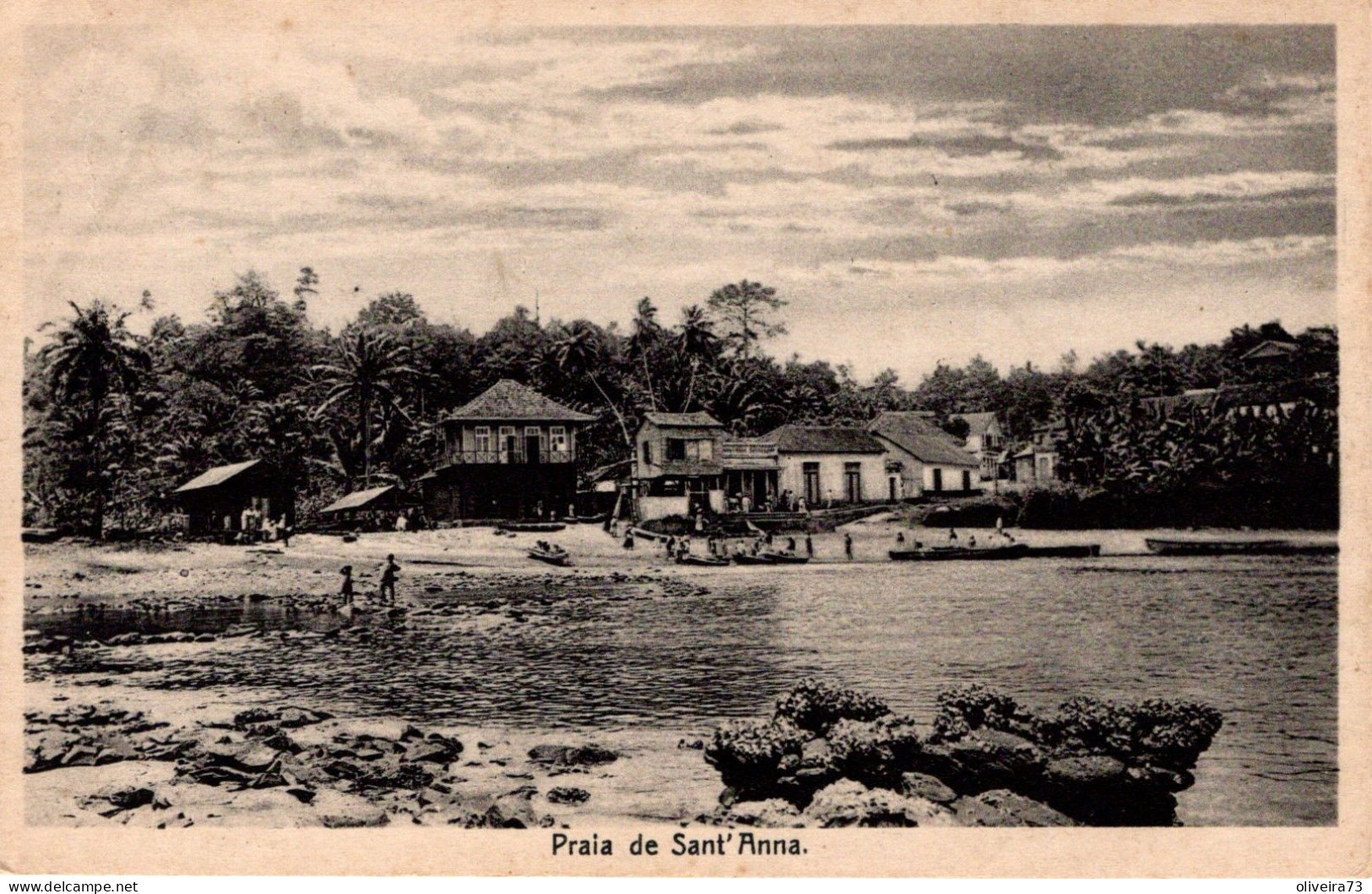 S.  SÃO TOMÉ - Praia De Sani'Anna - Sao Tome Et Principe