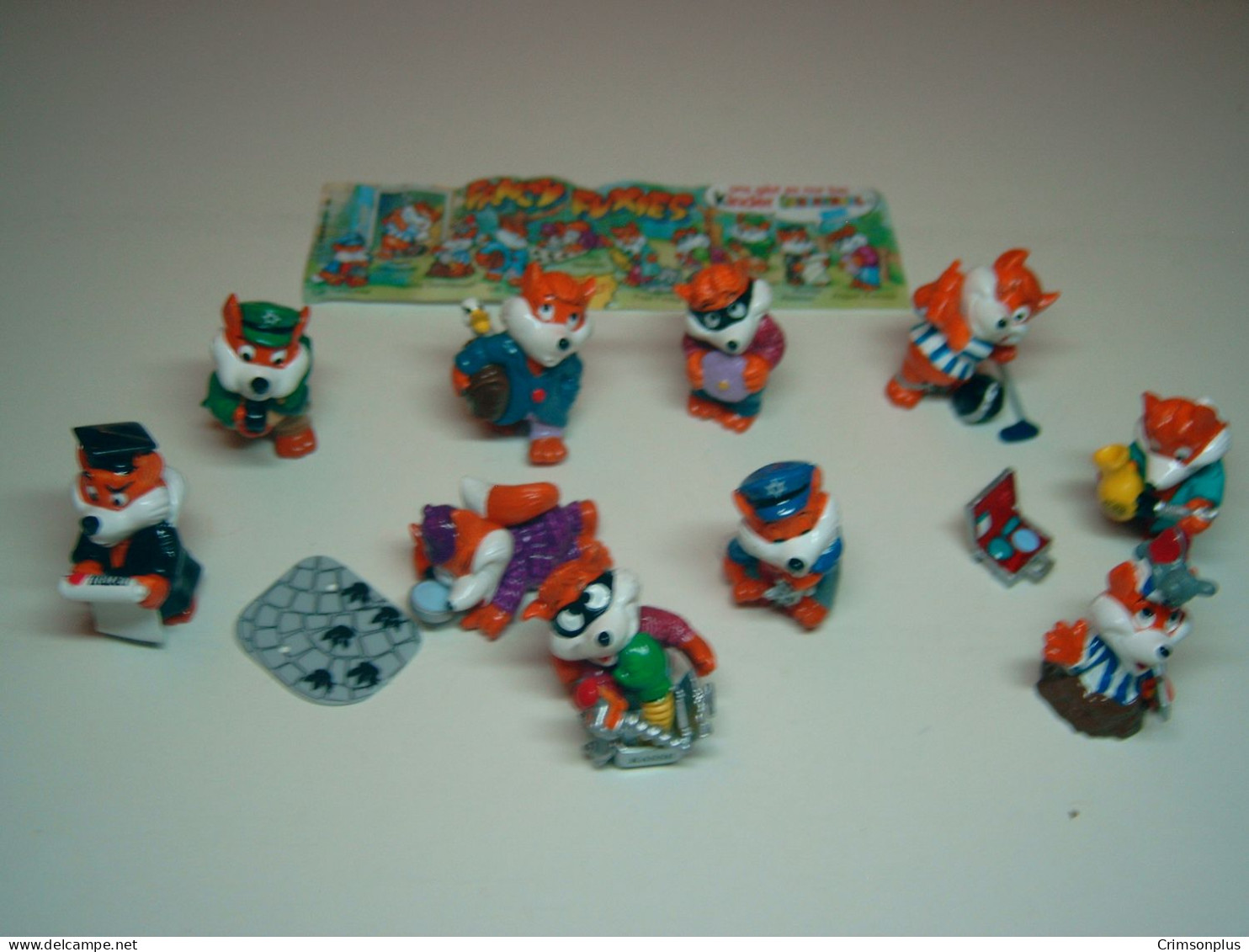 1998 Ferrero - Kinder Surprise - Fancy Fuxies - Complete Set + BPZ - Monoblocs