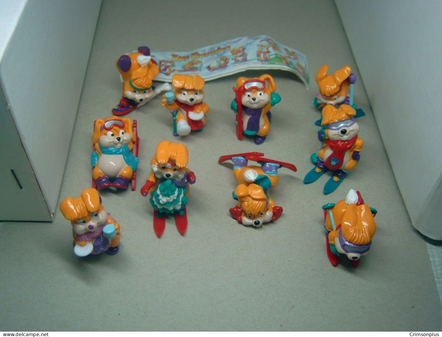 1998 Ferrero - Kinder Surprise - Ski Bunnies - Complete Set + BPZ - Monoblocs