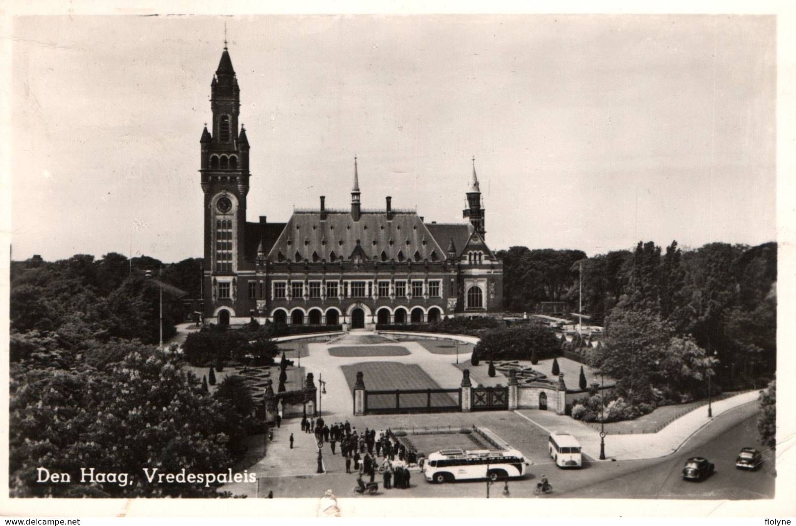 Den Haag - Vredespaleis - Place - Bus Autobus - Netherland Pays Bas - Den Haag ('s-Gravenhage)