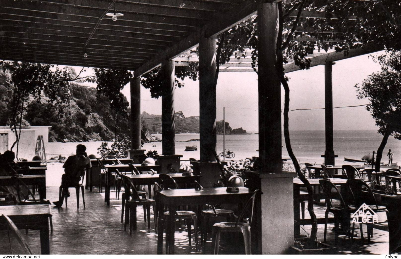 Bone - La Plage Toche - Terrasse De La Grande Bleue - Algérie Algeria - Annaba (Bône)