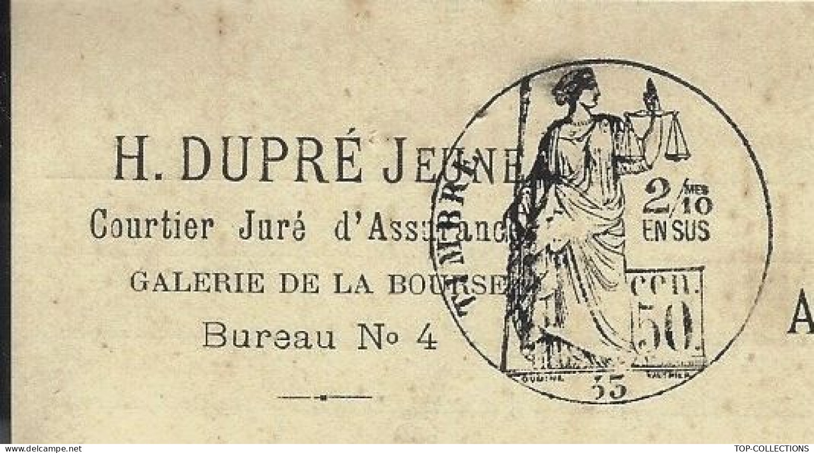 1887 NAVIGATION ASSURANCES MARITIMES Bordeaux St Nazaire  Londres =>   Martinique   Cayenne  Guyane  Besse Cabrol - 1800 – 1899