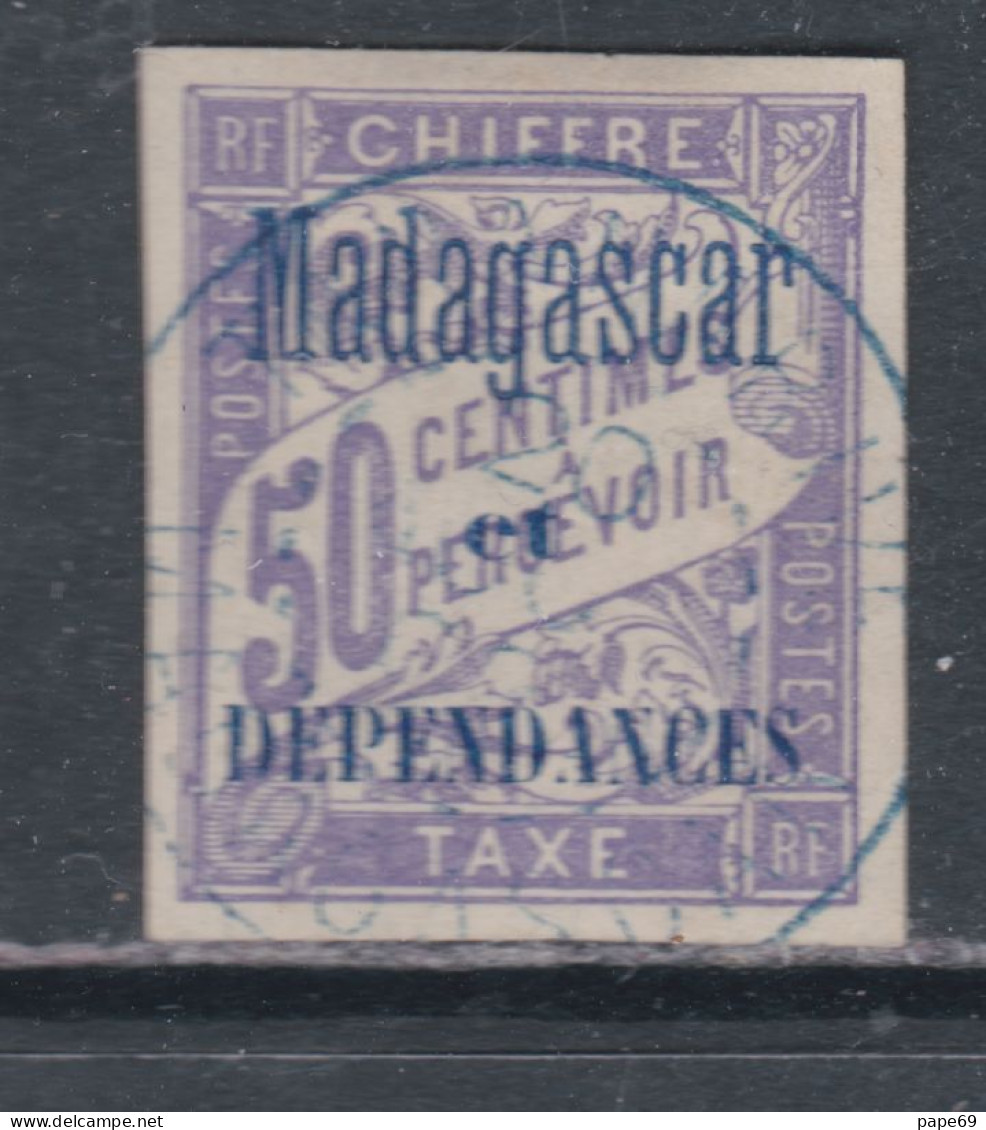 Madagascar Taxe N° 6  O  Partie De Série : 50 C. Lilas, Oblitération Légère Sinon TB - Postage Due