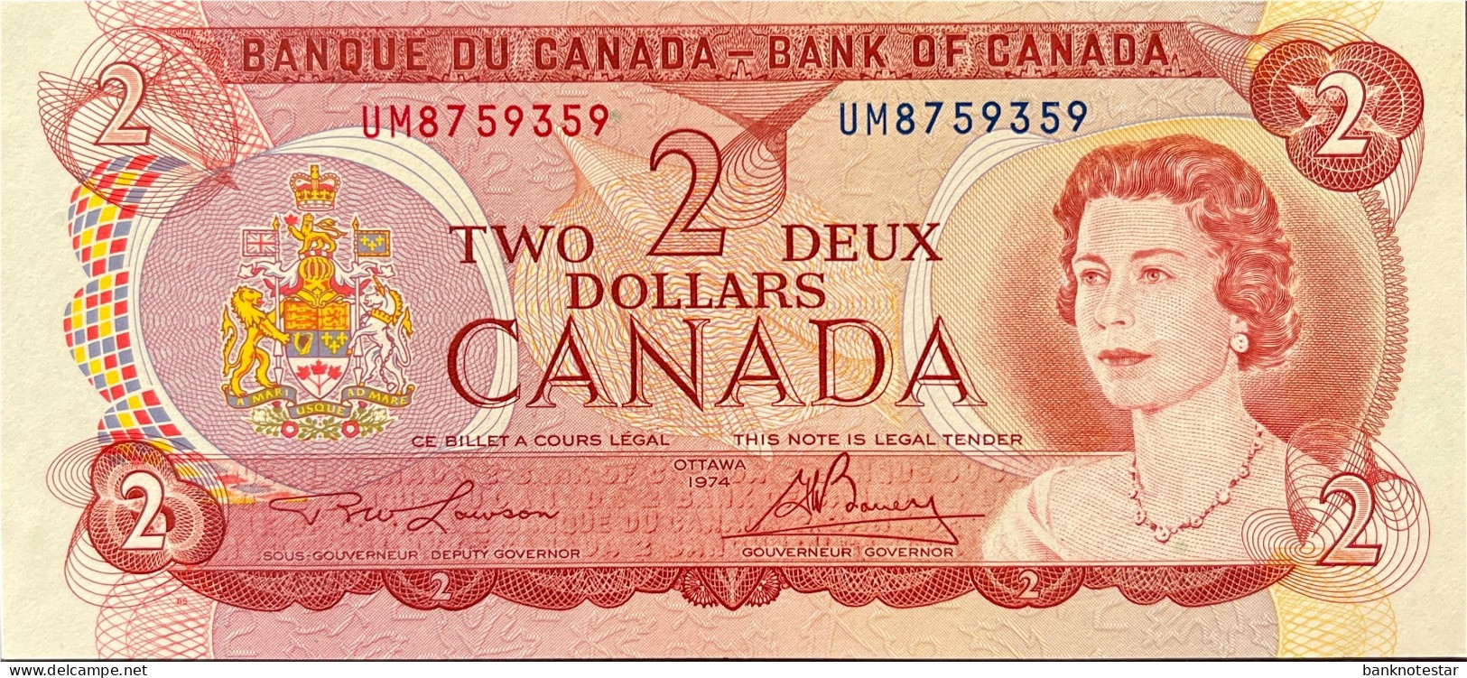 Canada 2 Dollars, P-86a (1974) - UNC - Kanada
