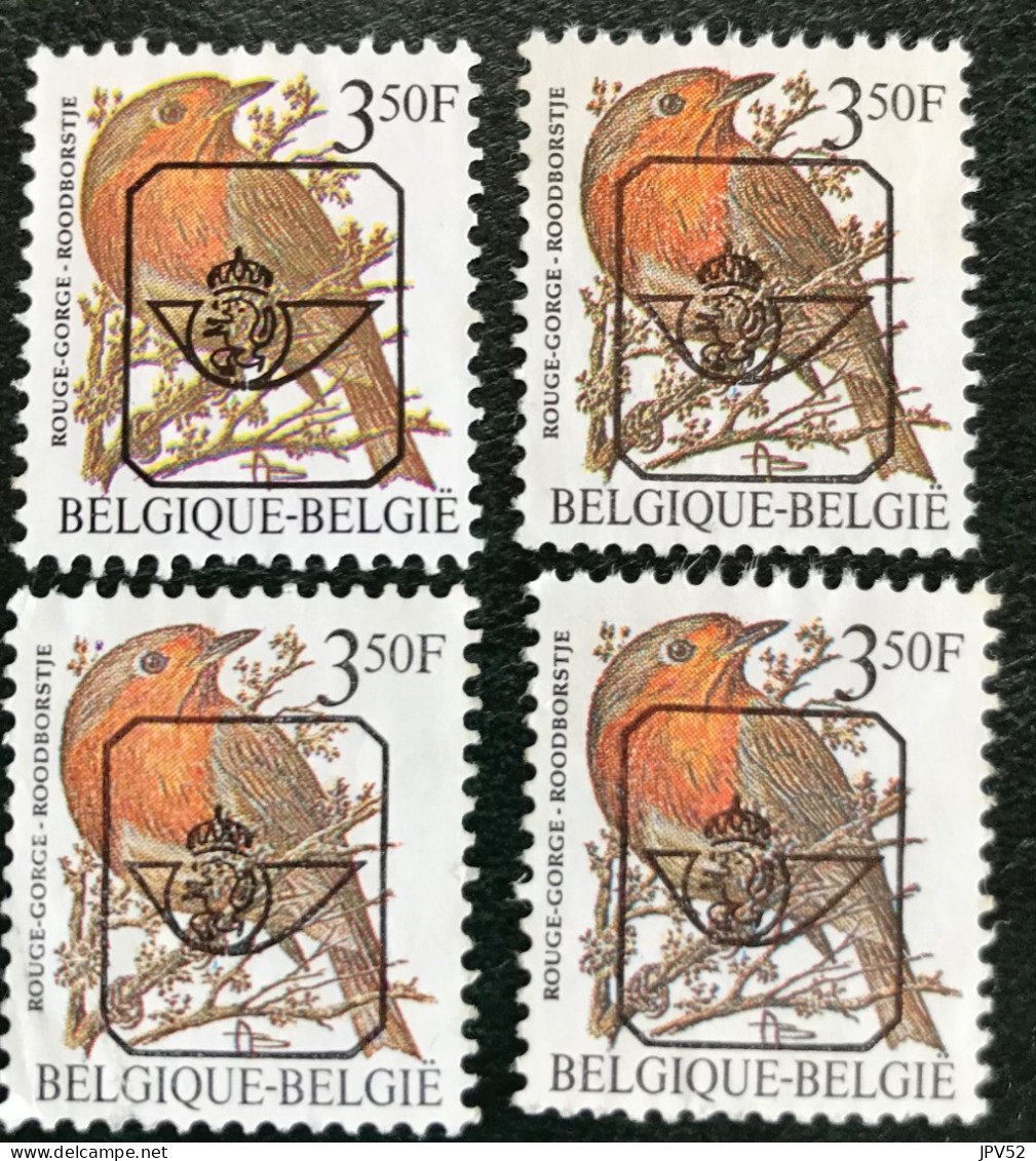 België - Belgique - C12/41 - 1986 - (°)used - Michel 2275V - Roodborstje - Typo Precancels 1986-96 (Birds)