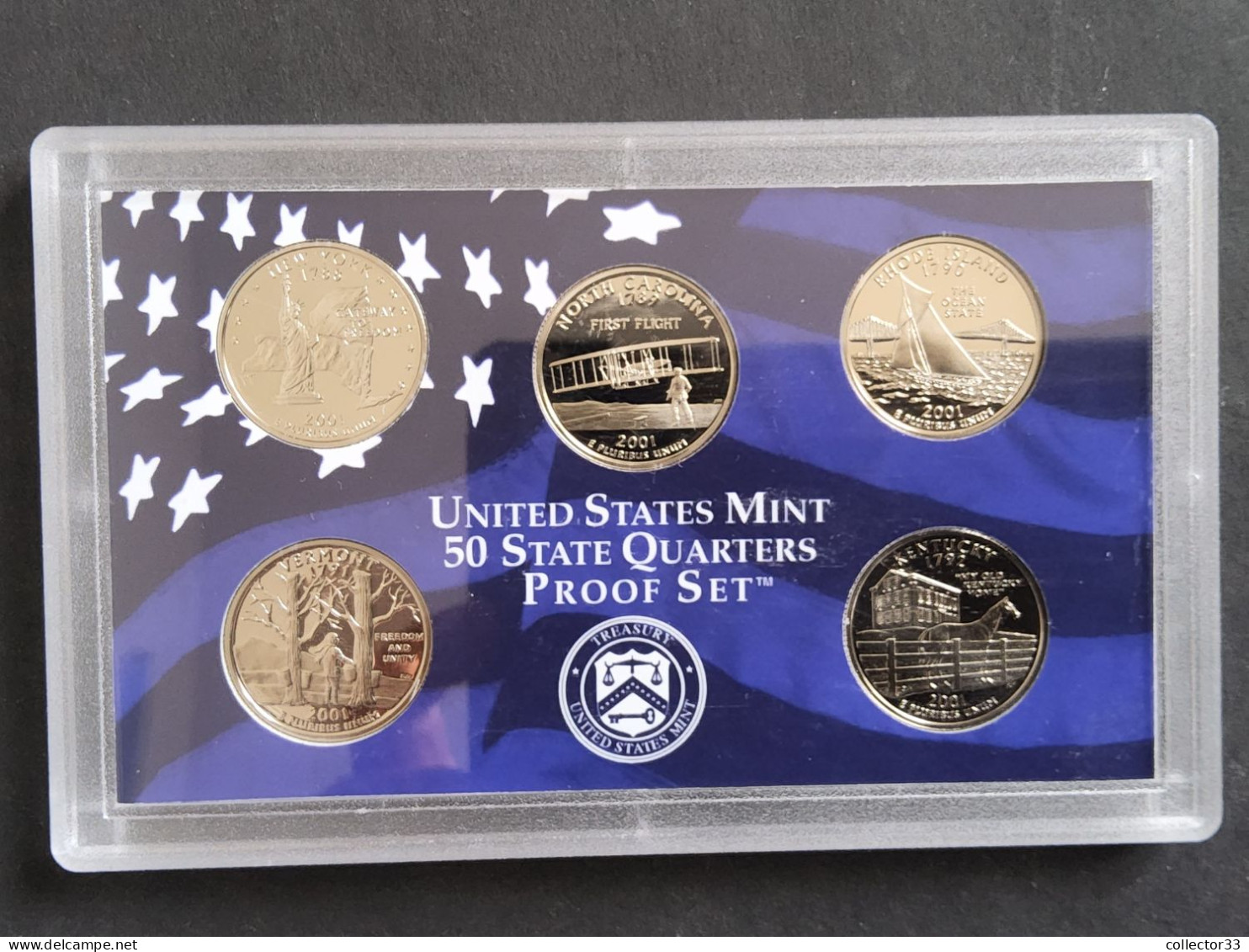 50 State Quarters Mint Proof Set 2001 S - Jahressets