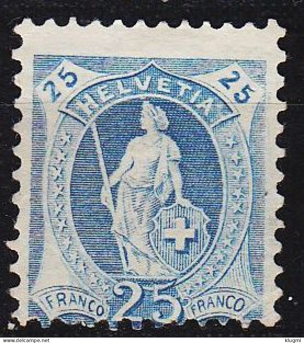 SCHWEIZ SWITZERLAND [1906] MiNr 0081 C ( OG/no Gum ) [01] - Unused Stamps