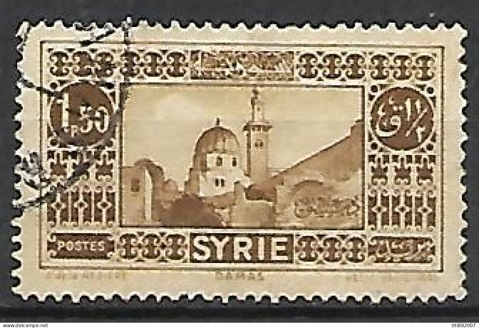 SYRIE    -    1930 .   Y&T N° 205 Oblitéré. - Oblitérés