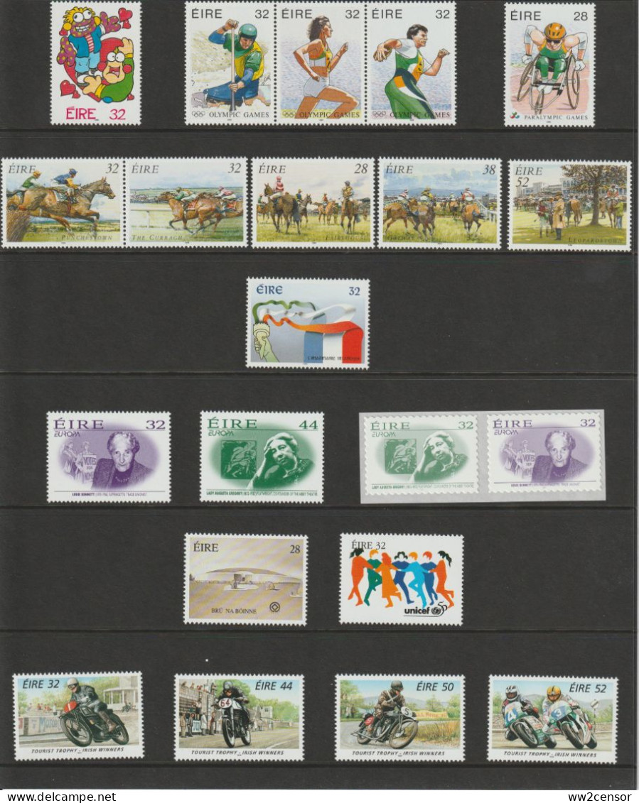 Ireland - 1996 Full Year Special & Commemorative Folder W/42 Stamps - Années Complètes