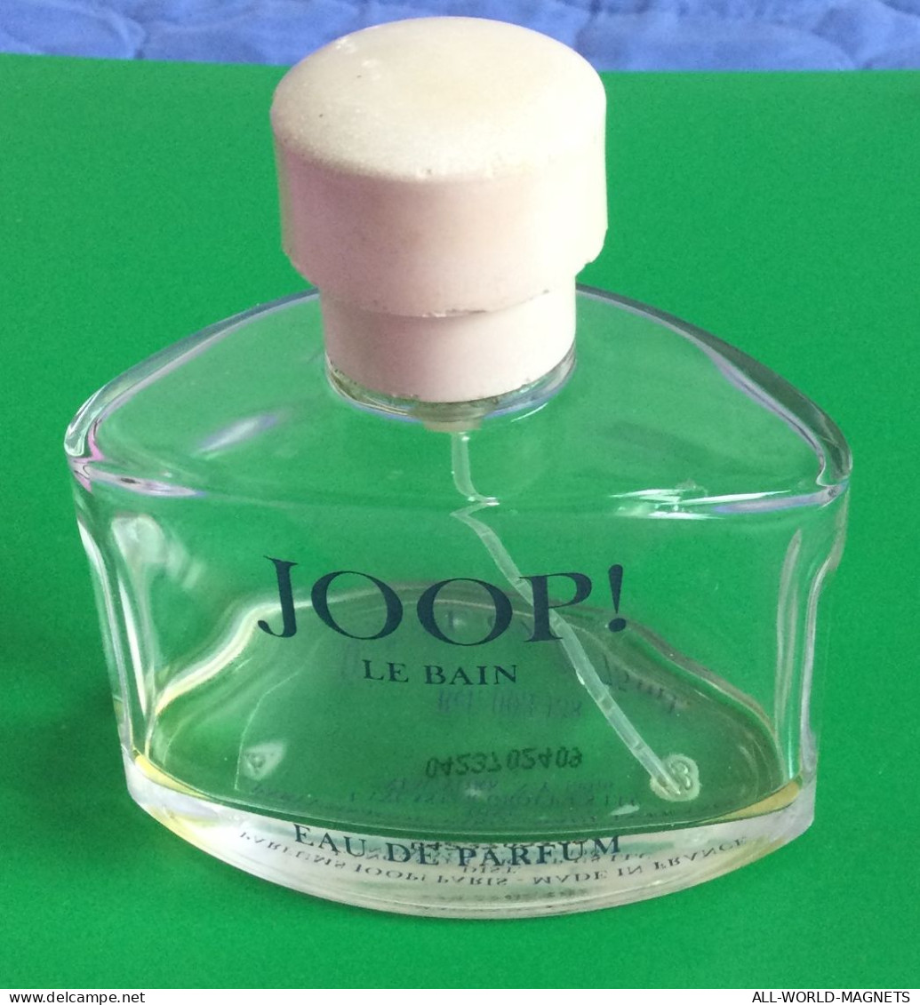 Empty Bottle Parfums JOOP! LE BAIN, Eau De Parfum Bottle, 75 Ml, France - Flacons (vides)