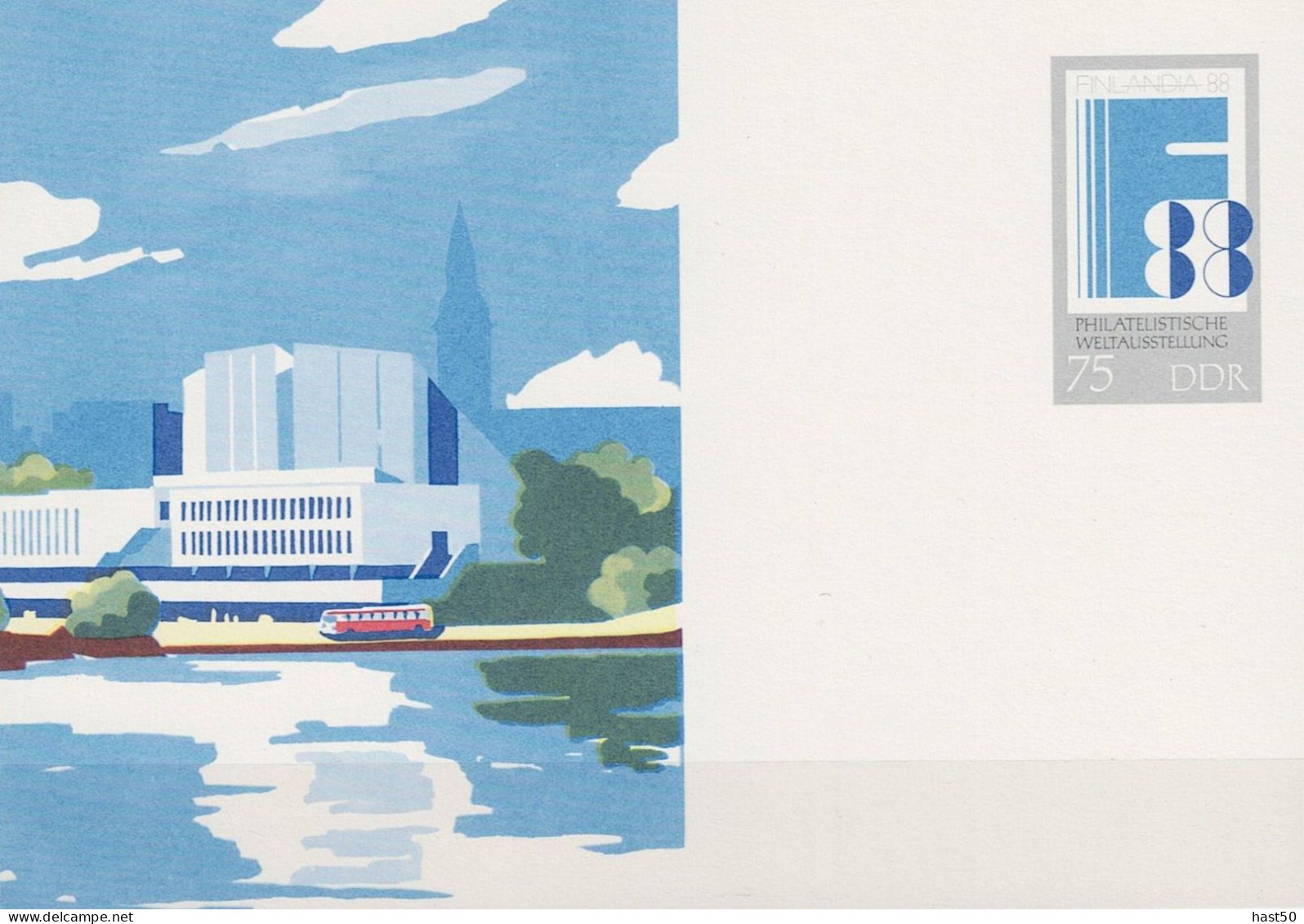 DDR GDR RDA - Sonderpostkarte Finlandia 1988 (MiNr: P 100) 1988 - Ungelaufen - Postcards - Mint