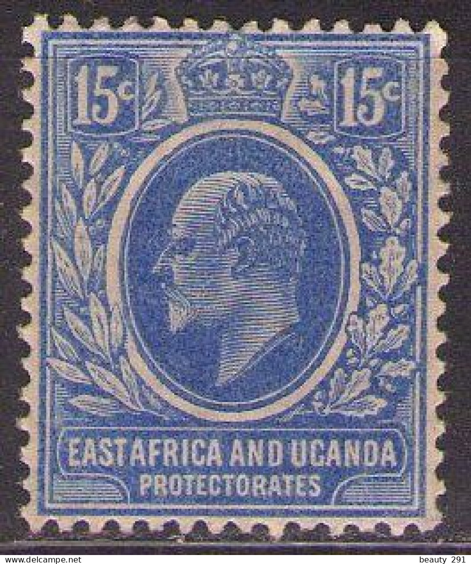 EAST AFRICA&UGANDA 1907 Mi 38 MH* - Protettorati De Africa Orientale E Uganda
