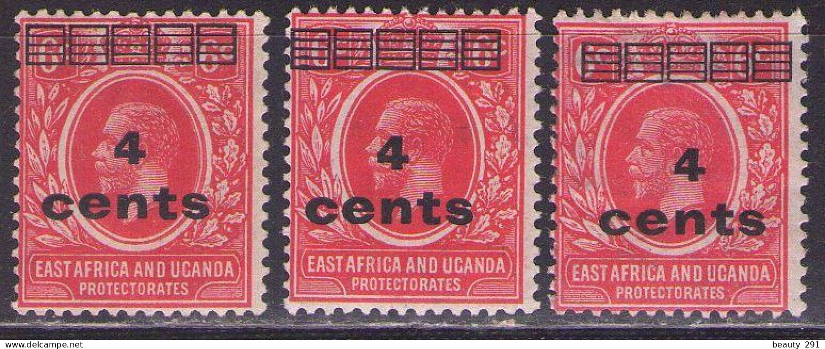 EAST AFRICA&UGANDA 1919 Mi 59 MNH**,MH* - Protettorati De Africa Orientale E Uganda