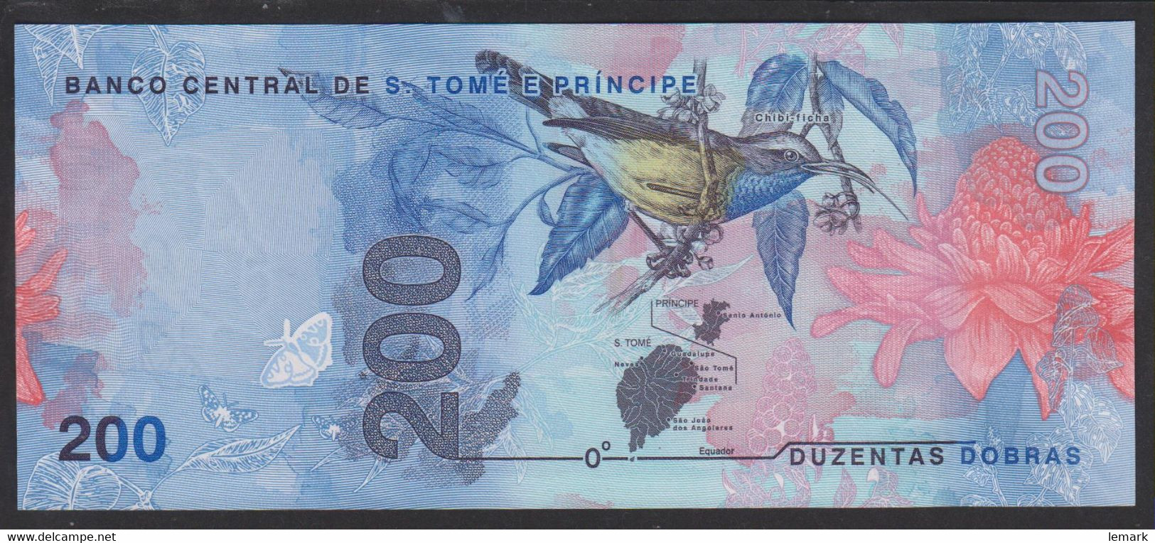 Saint Thomas & Principe  200 Dobras 2021 Pnew UNC - Sao Tomé Et Principe