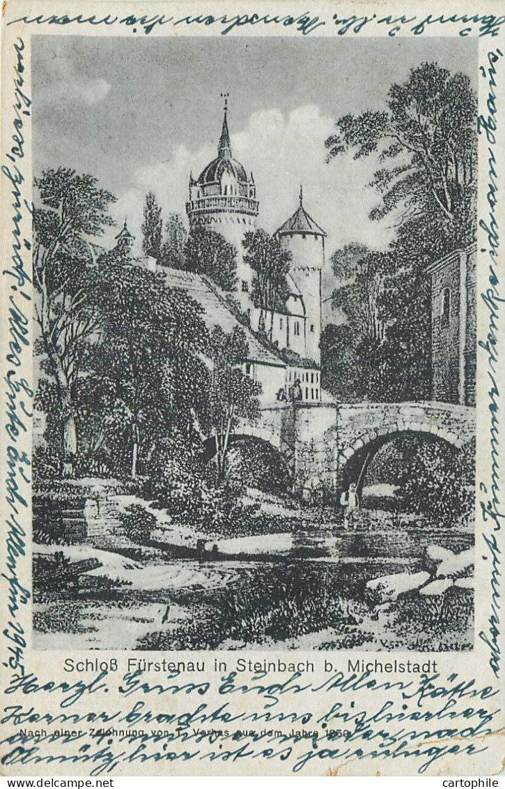 Allemagne - Schloss Fürstenau In Steinbach Bei Michelstadt 1945 - Michelstadt