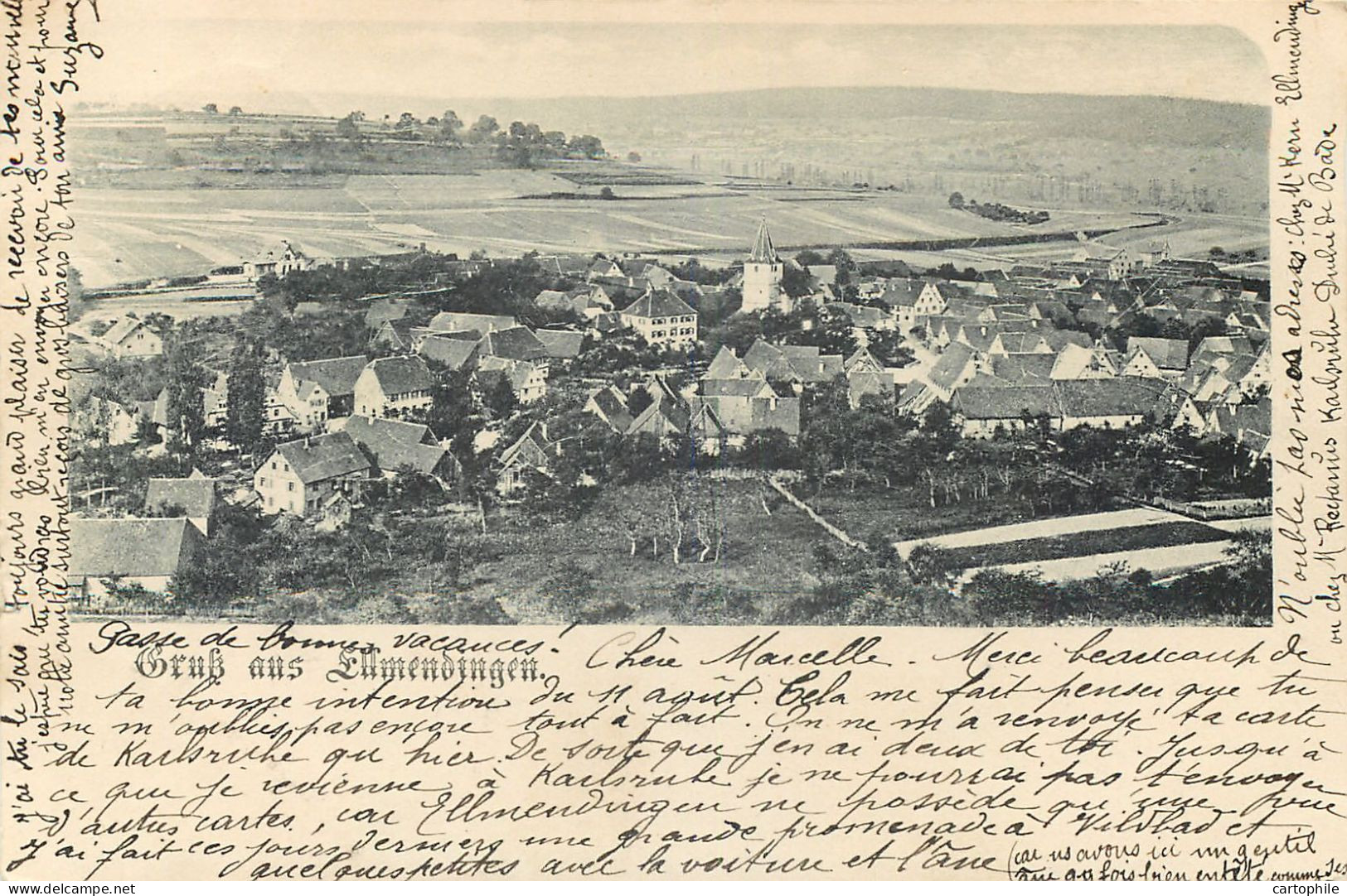 Allemagne - Gruss Aus Ellmendingen 1903 - Emmendingen