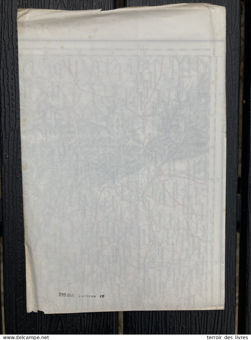 Carte état Major Années 1880 SAVERNE WISSEMBOURG 46x55cm  ROPPEVILLER LIEDERSCHIEDT  HASPELSCHIEDT  HANVILLER  BOUSSEVIL - Cartes Géographiques