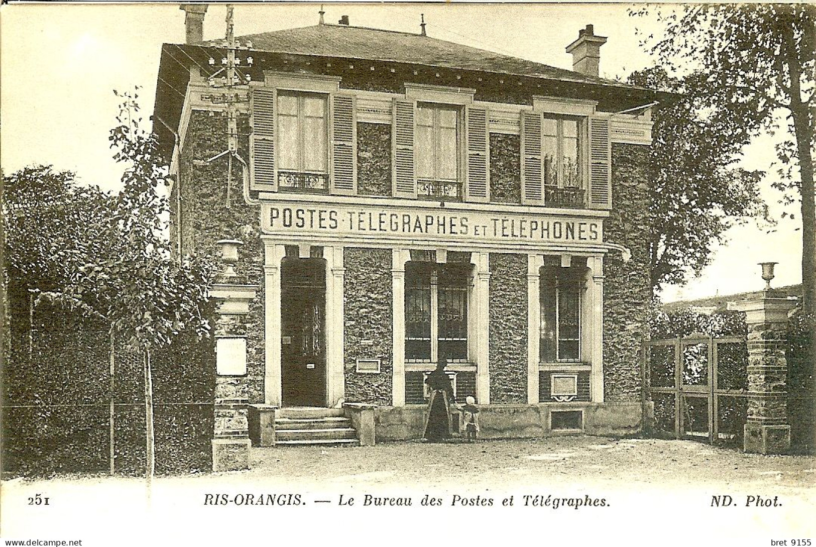 91 RIS ORANGIS LE BUREAU DES POSTES ET TELEGRAPHES - Ris Orangis