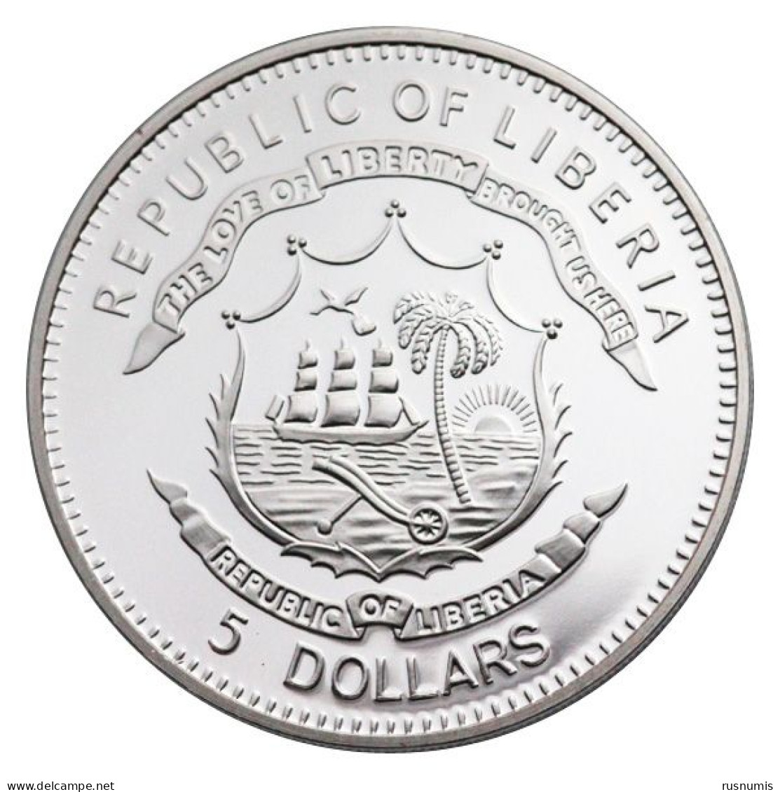 LIBERIA 5 $ GREATEST WARLORDS OF HISTORY - RICHARD THE LIONHEART 2009 - Liberia