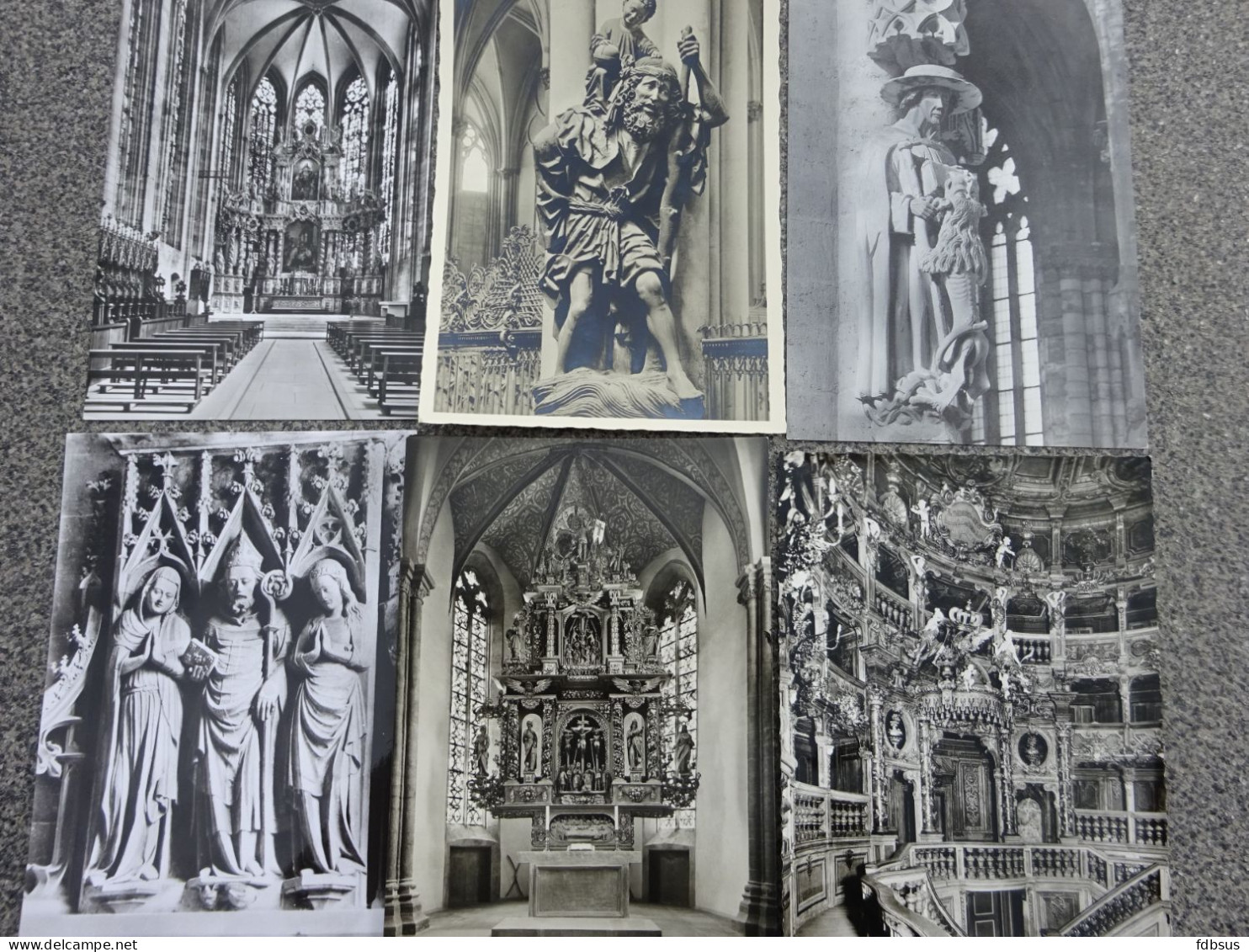 43 Postcards Kirche bilden - orgel - innenansicht - leuchter - altar - bilder aus Dom Bamberg und andere