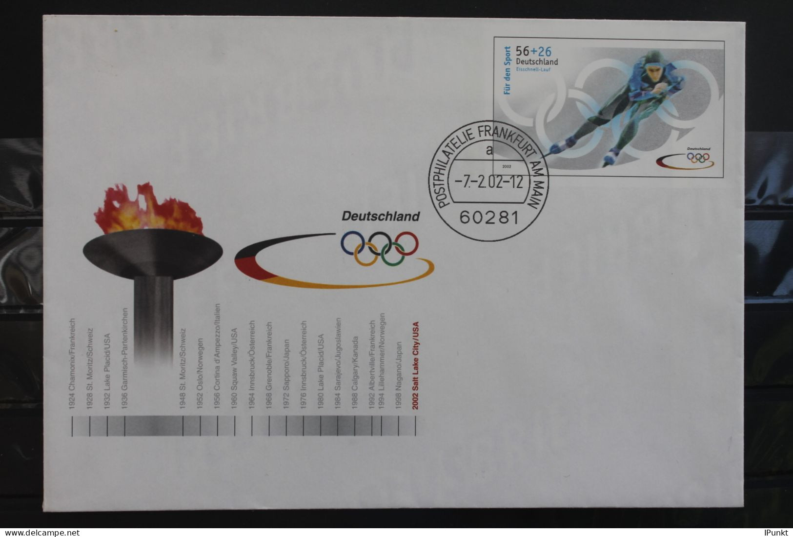 Deutschland 2002; Olympische Winterspiele 2002; USo 34, EST - Covers - Used