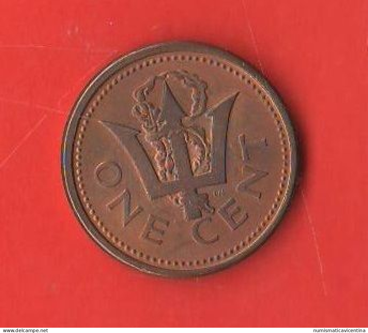 Barbados 1 One  Cent 1991 Bronze Coin - Barbados