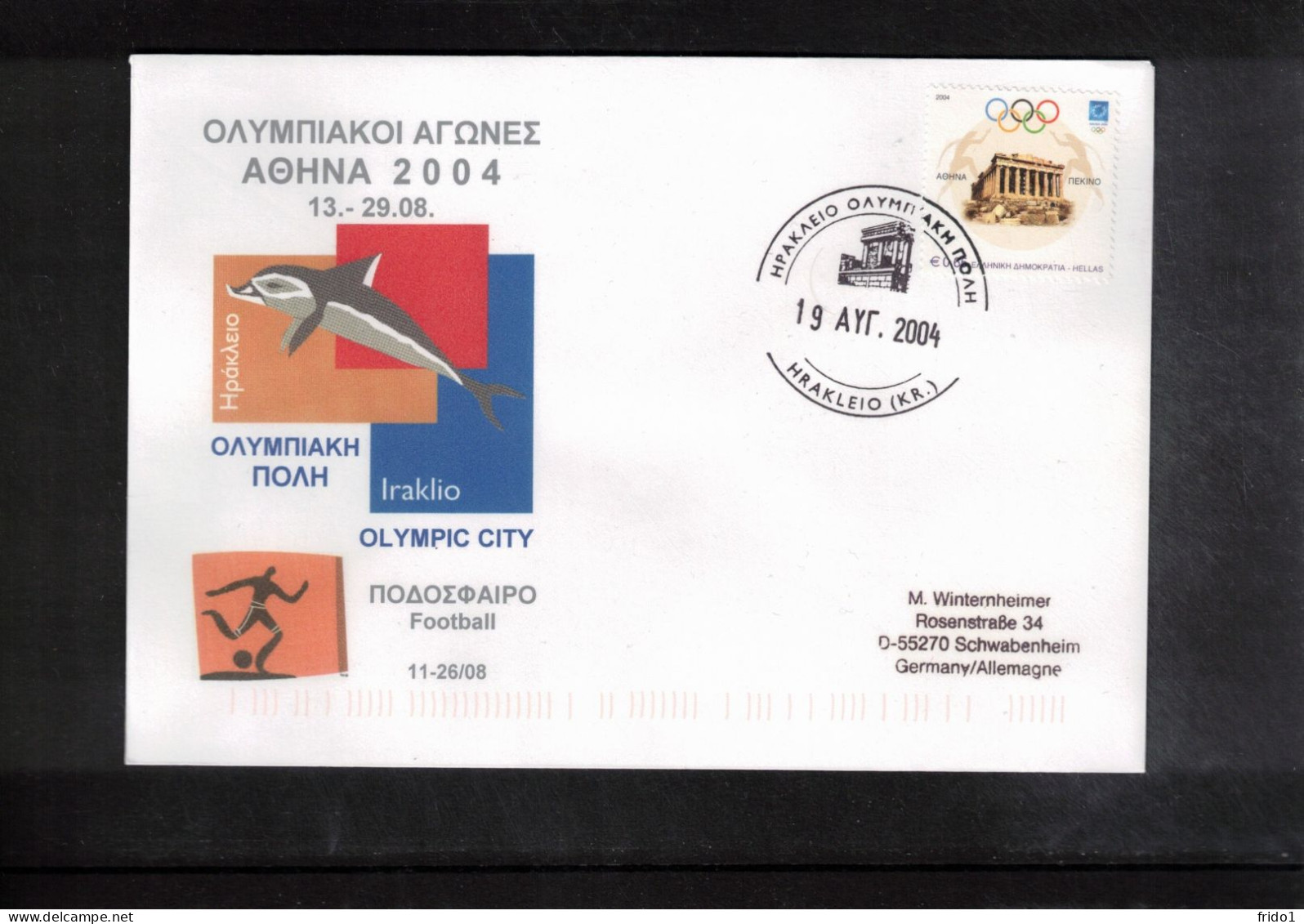Greeece 2004 Olympic Games Athens - Olympic City Iraklio Interesting Cover - Summer 2004: Athens