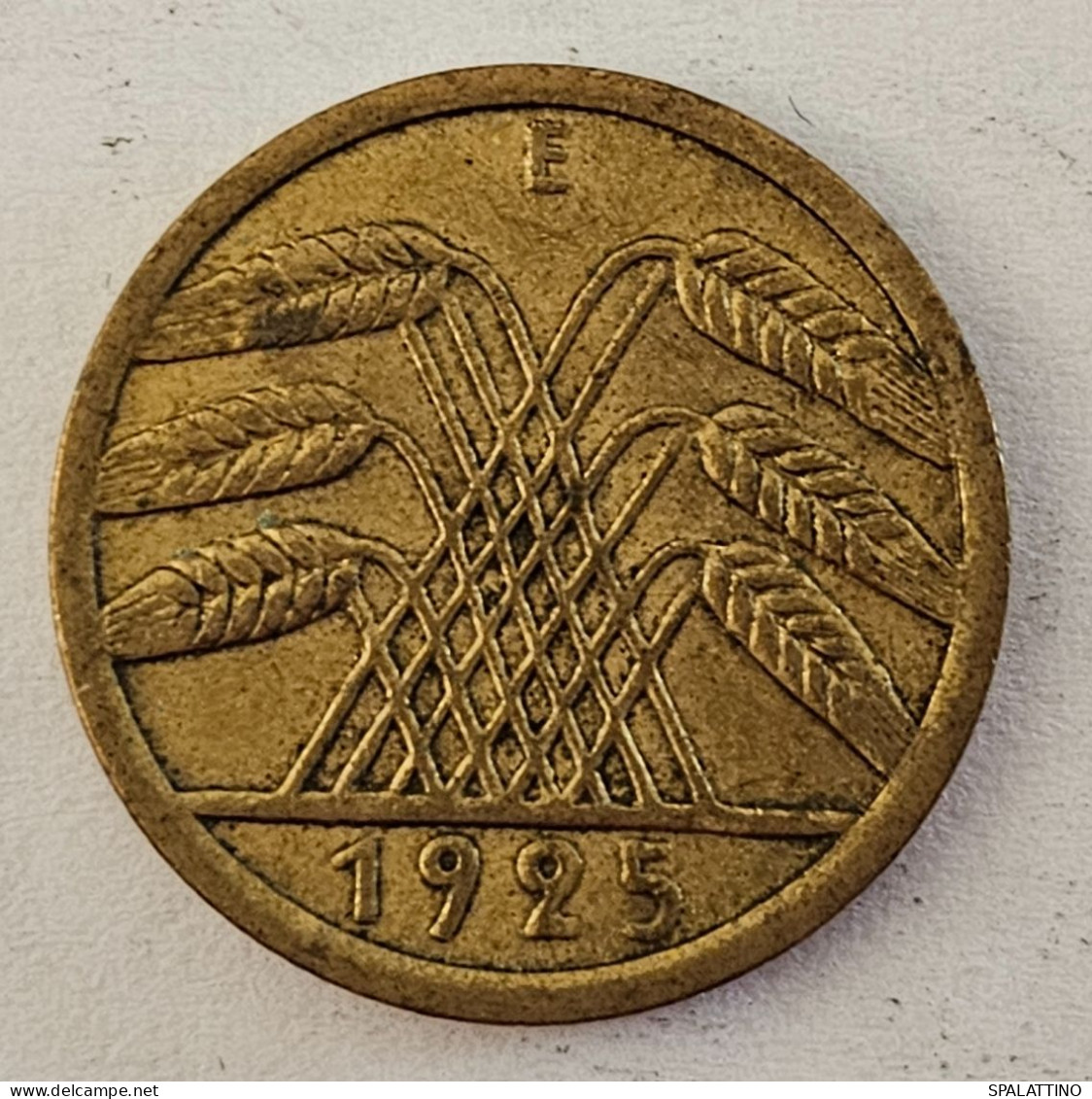 DEUTSCHES REICH- 5 REICHSPFENNIG 1925. E - 5 Rentenpfennig & 5 Reichspfennig