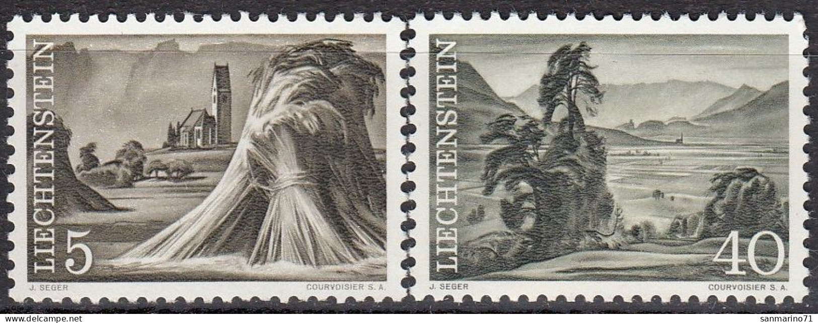 LIECHTENSTEIN 404-405,unused - Agriculture