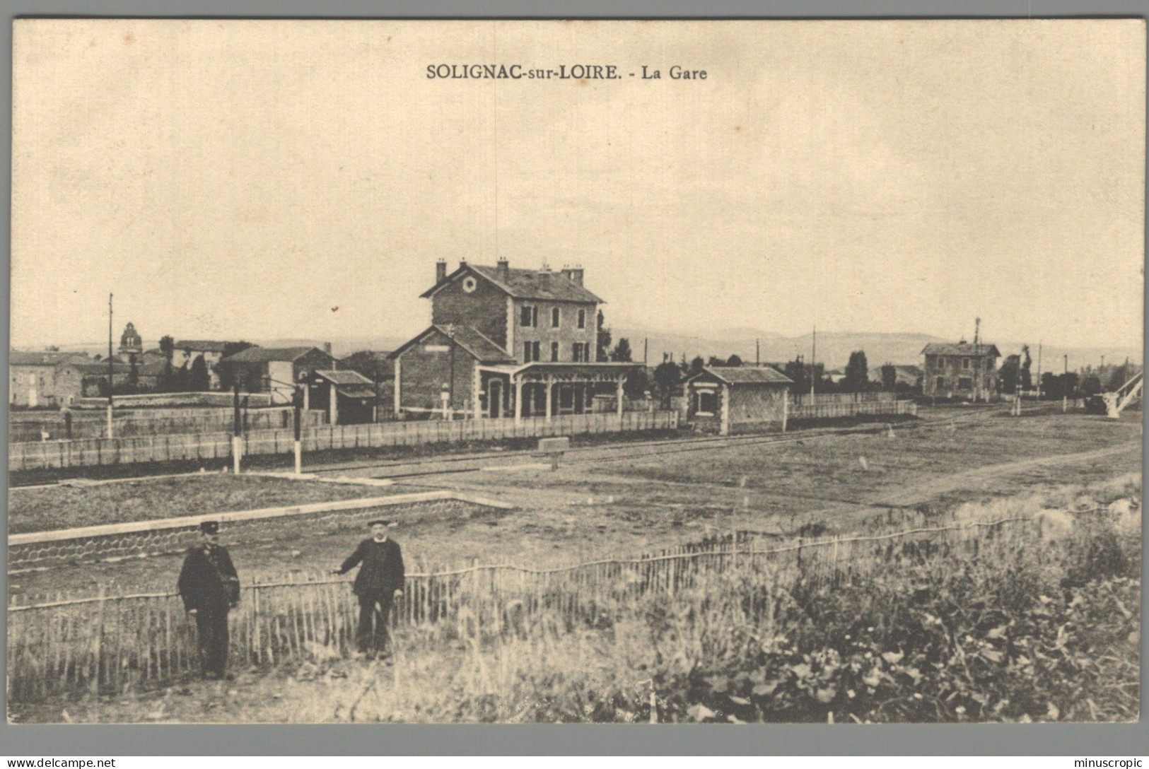 CPA 43 - Solignac Sur Loire - La Gare - Solignac Sur Loire