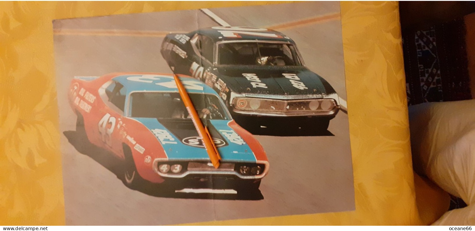 Poster Stock Car Sport Automobile Format 29 X 39 Cm - Sonstige & Ohne Zuordnung