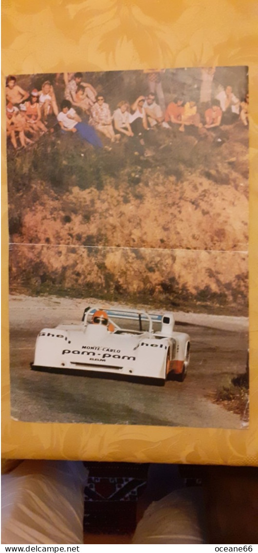 Poster Rallye De Monte Carlo Pam Pam Sport Automobile Format 28 X 39 Cm - Autres & Non Classés