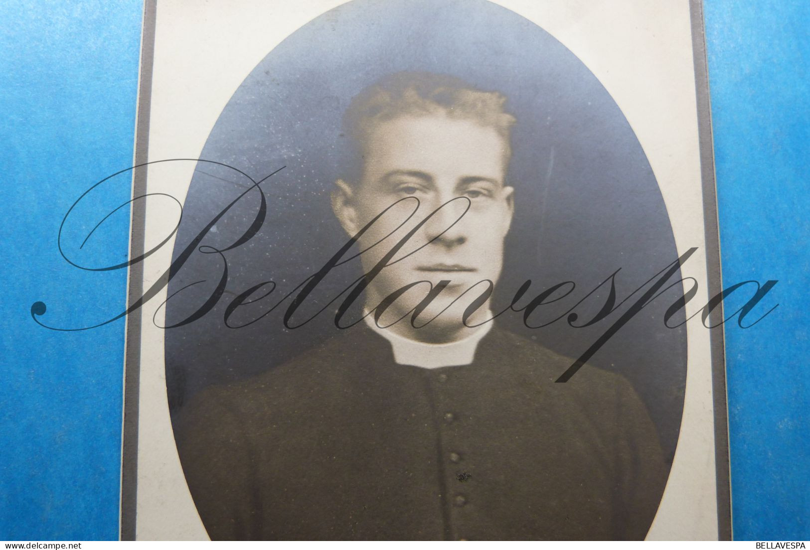 C.D.V. -Photo-Carte De Visite  Studio Groot Formaat  Priester Pastoor Deken - Identifizierten Personen