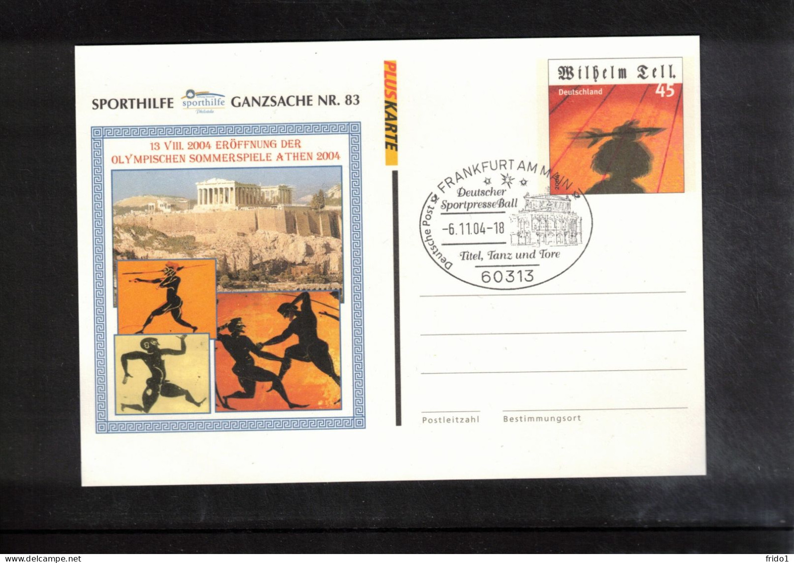 Germany / Deutschland 2004 Olympic Games Athens - Opening Of The Olympic Games  Interesting Postcard - Summer 2004: Athens