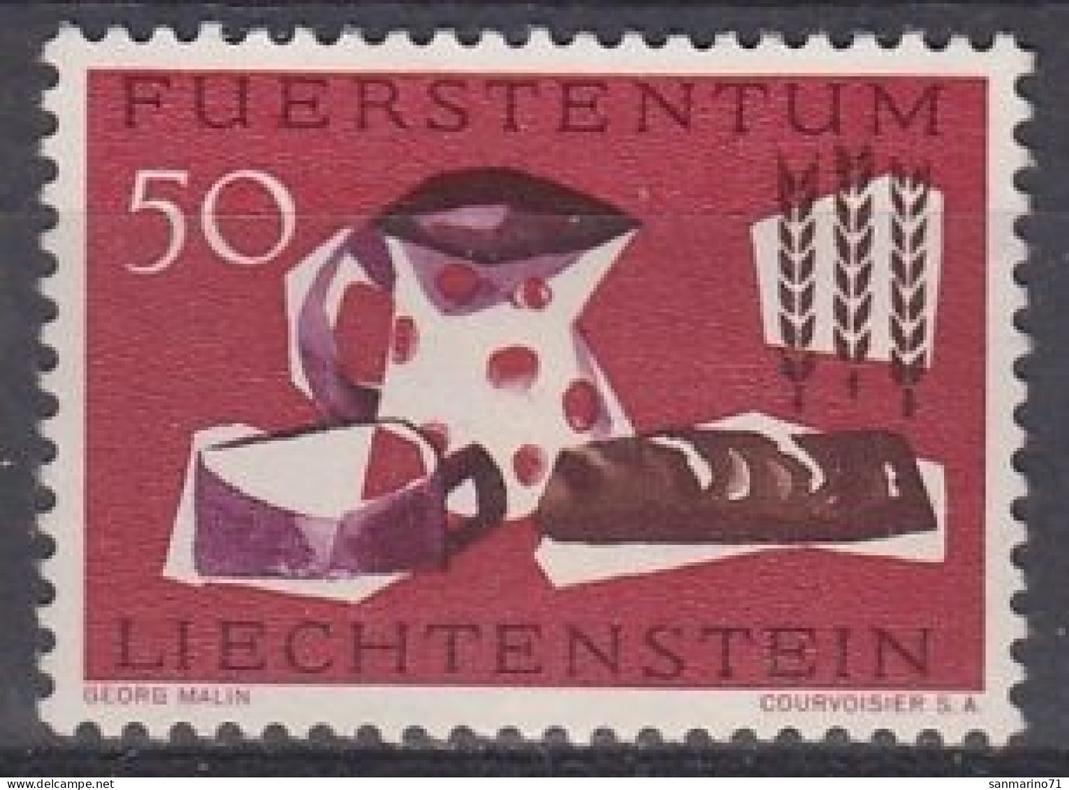 LIECHTENSTEIN 432,unused - Alimentation