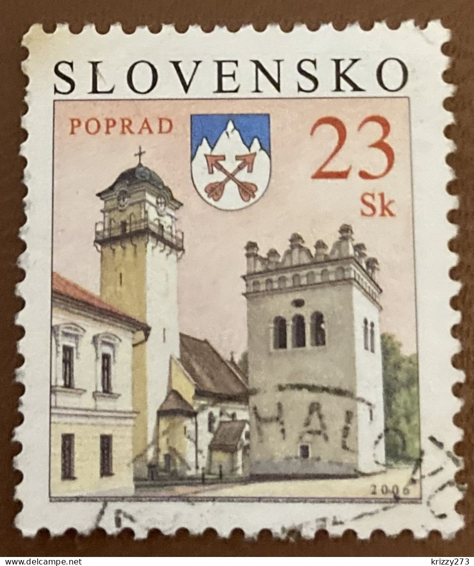 Slovakia 2006 Cities Poprad 23 Sk - Used - Used Stamps