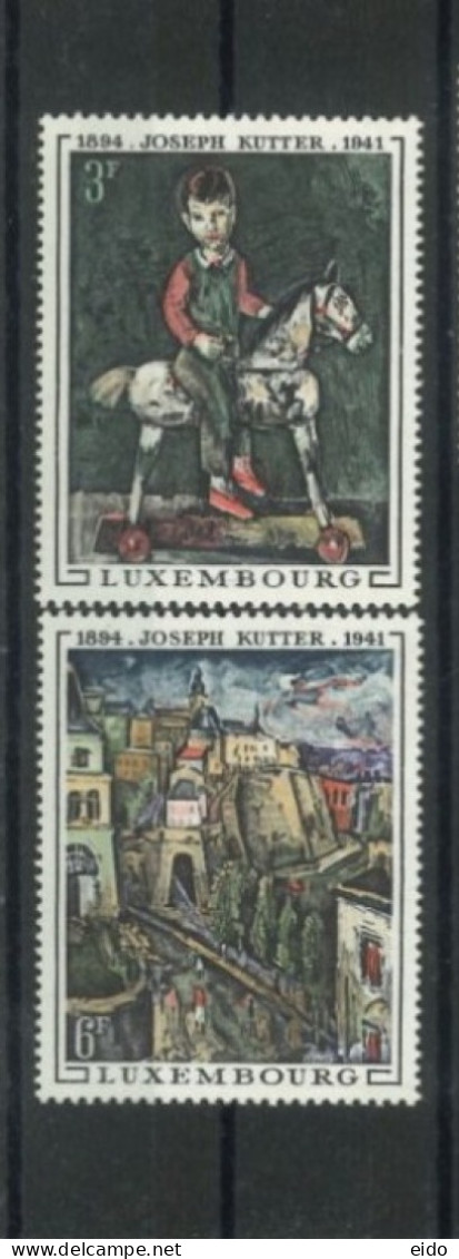 LUXEMBOURG - 1974 - 47th ANNIV OF JOSEPH KUTTER  STAMPS COMPLETE SET OF 2, UMM(**). - 1965-91 Jean